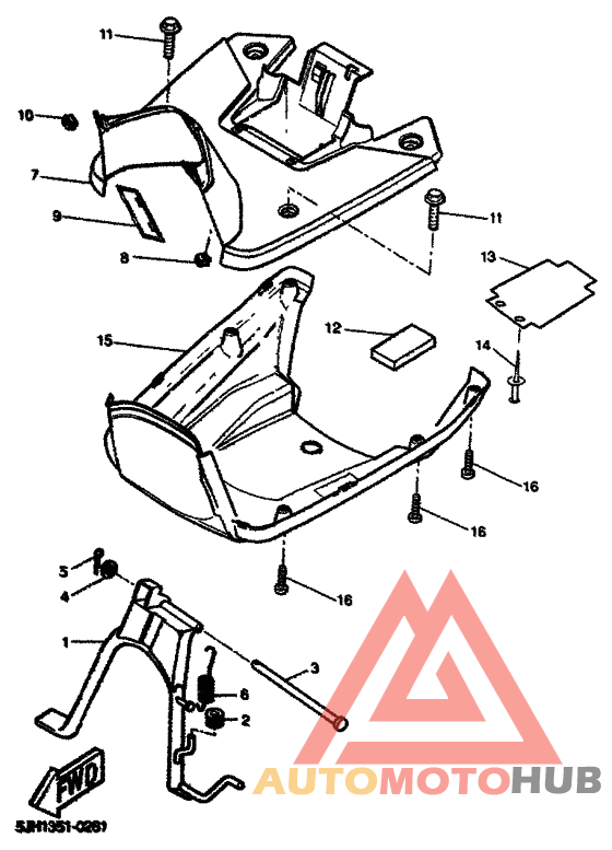 Support & repose pied
