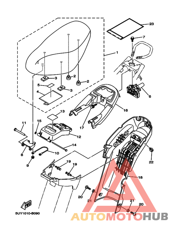 Сиденье и держатель