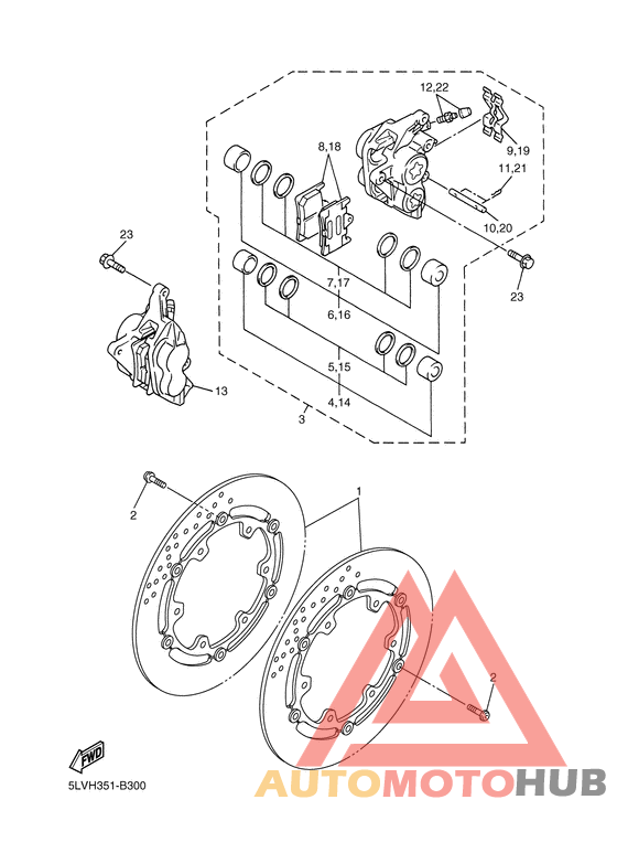 Передний суппорт