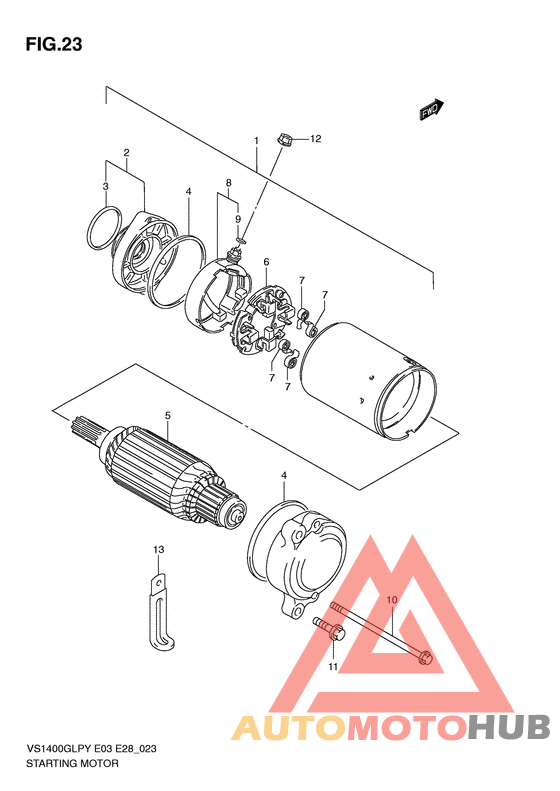 Стартерный мотор