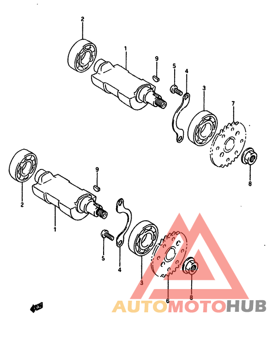 Балансир кривошипа