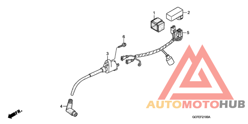 Wire harness/ ignition coil