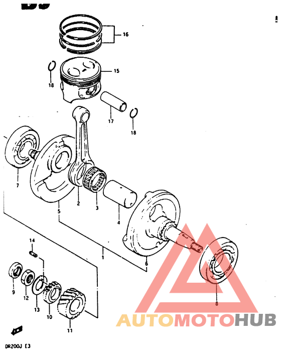 Вал коленчатый
