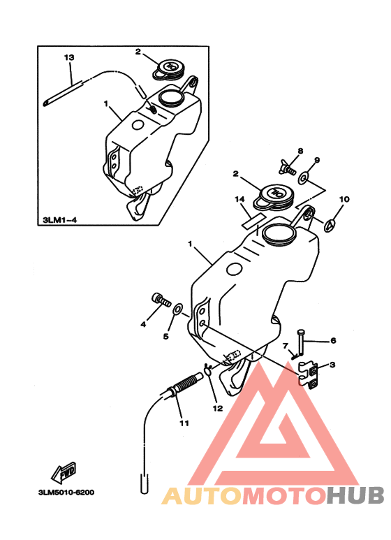 Oil tank assy