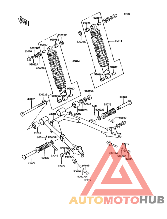 Swingarm/shock absorber