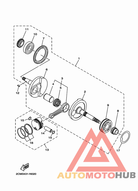 Crankshaft & piston