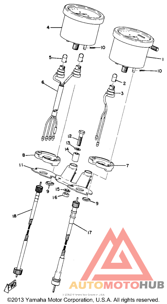 Speedometer & tachometer