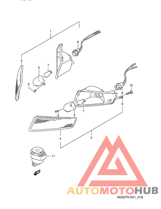 Front turnsignal lamp