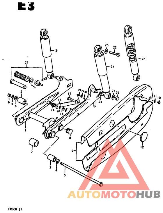 Маятник задний