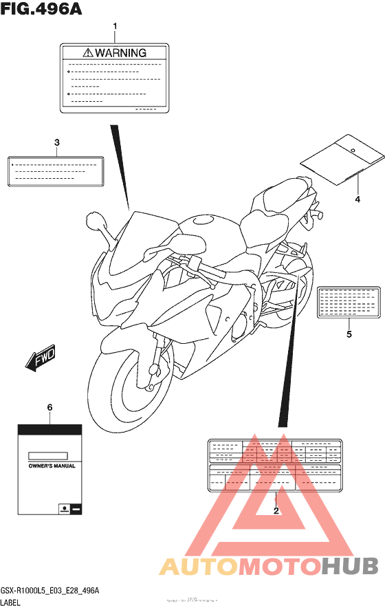 Label (Gsx-R1000L5 E03)