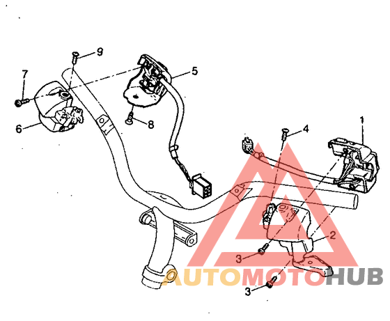 Handle switch. lever