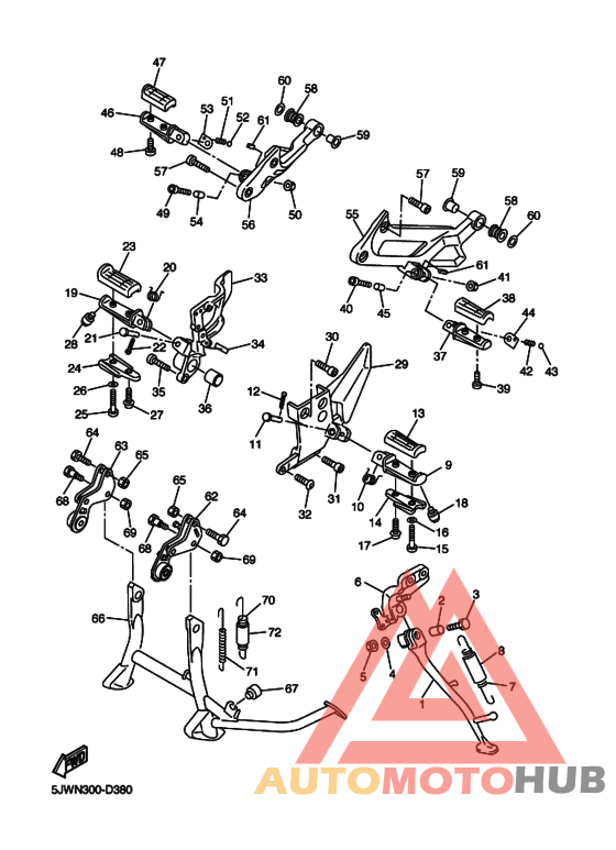 Support & repose pied