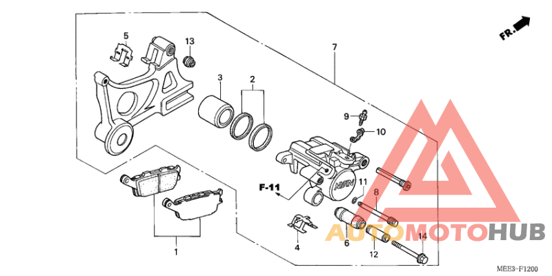 Задний суппорт