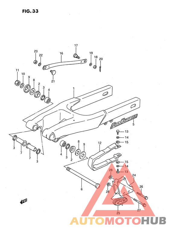 Маятник задний