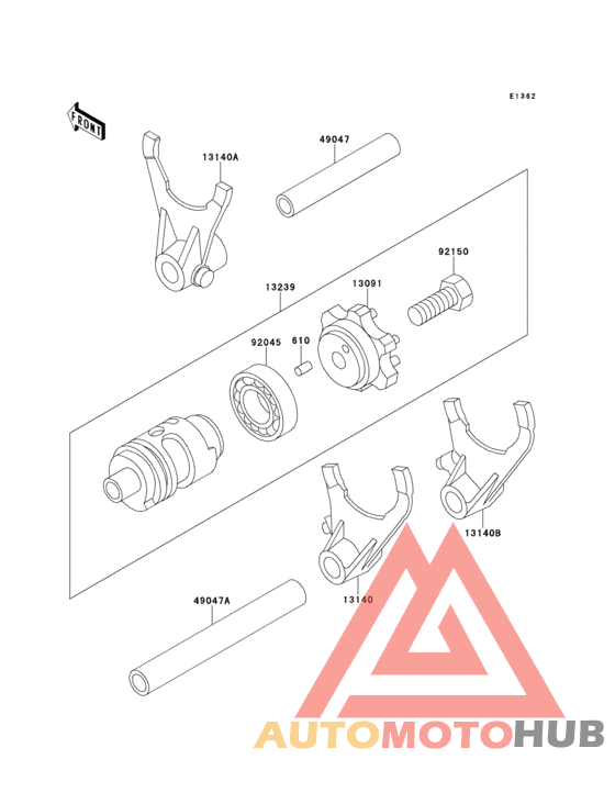 Change drum/shift fork