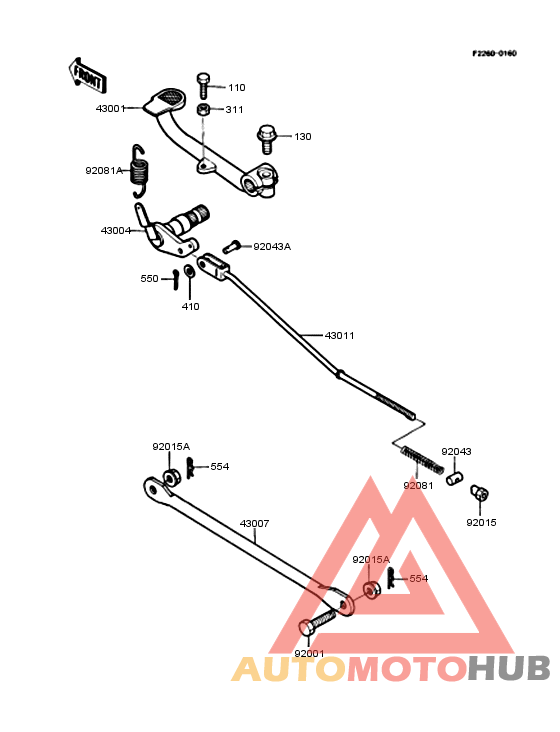Педаль тормоза