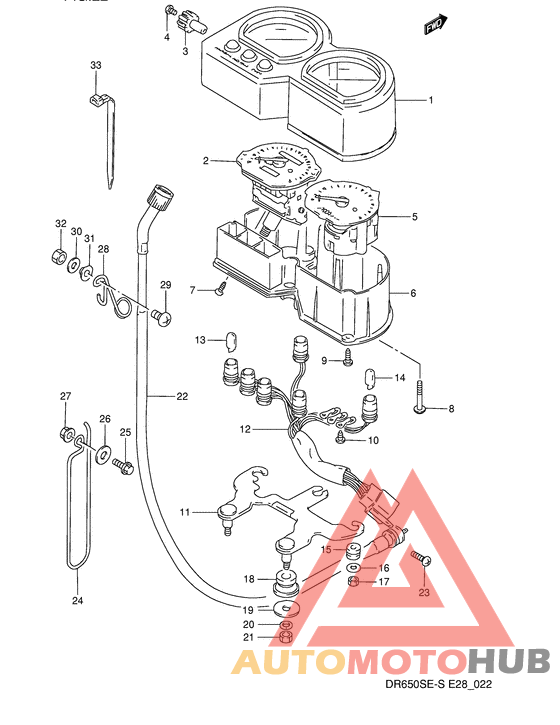 Спидометр-тахометр