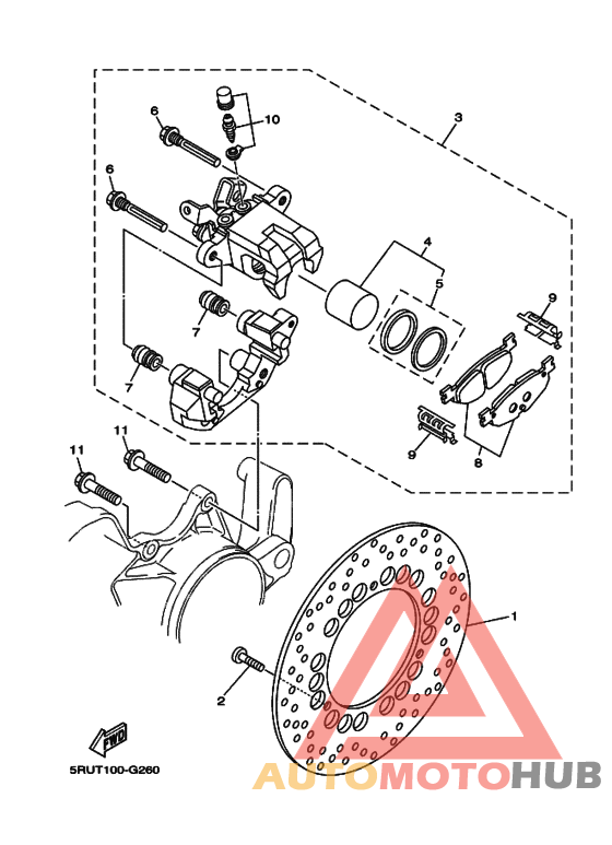 Задний суппорт