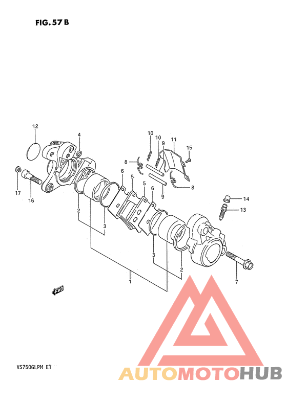 Передний суппорт