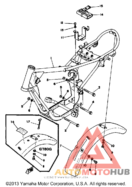 Frame - rear fender