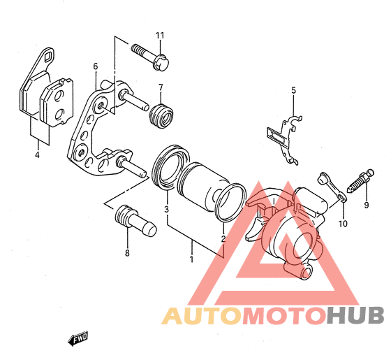 Передний суппорт