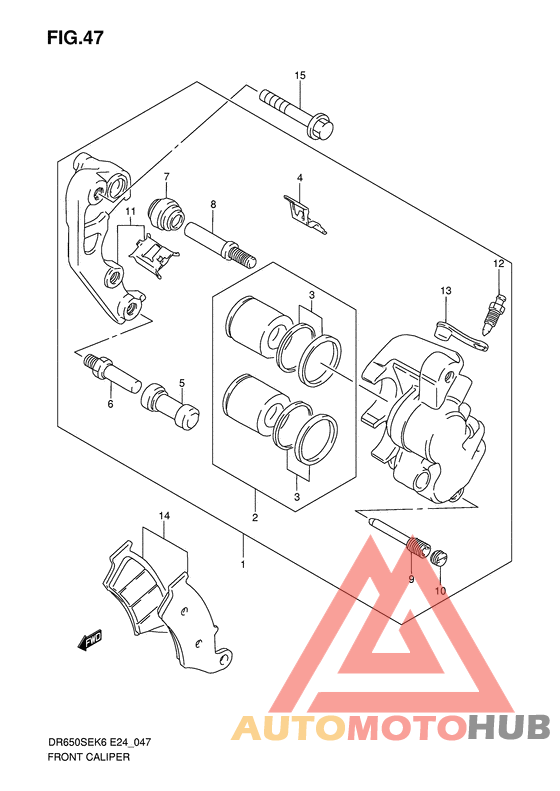 Передний суппорт