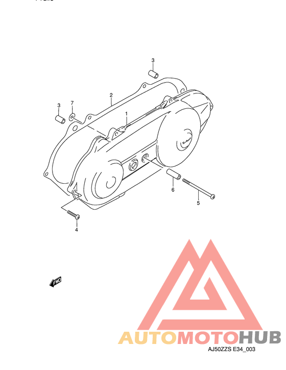 Crankcase lh cover
