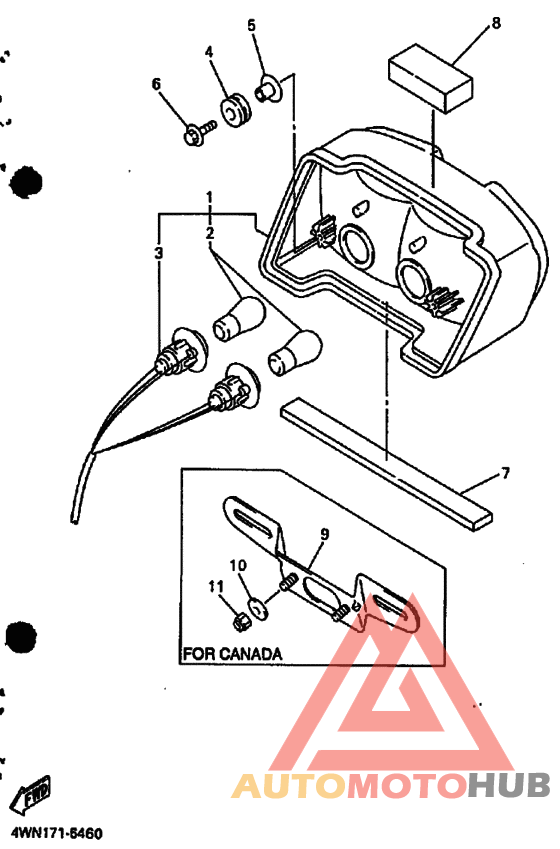Taillight unit ass`y