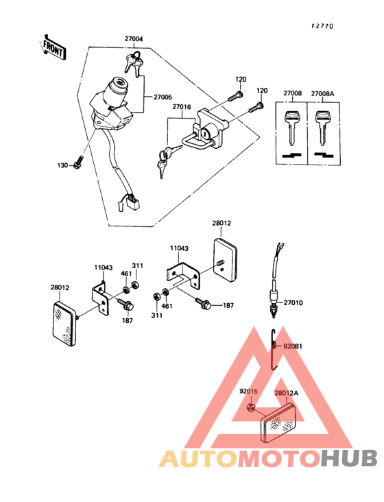 Ignition switch(kl250-d7)