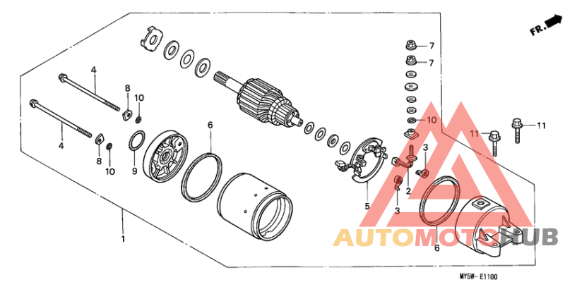 Стартерный мотор