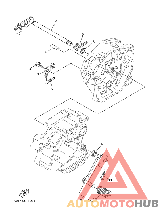 Вал переключения