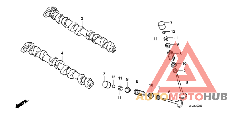 Распред вал/клапана
