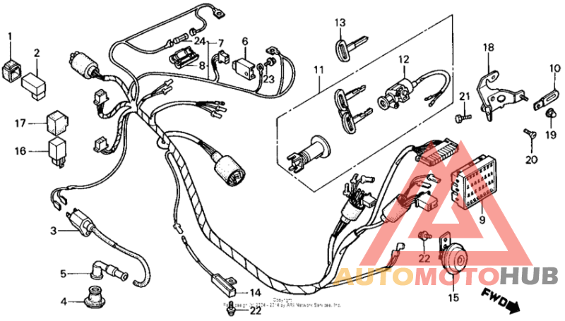 Wire harness 87