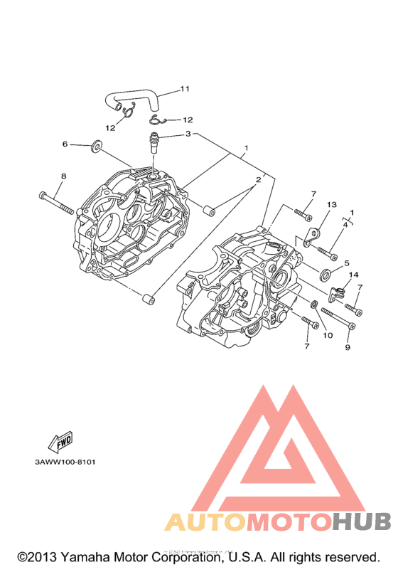 Картер двигателя