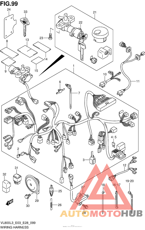 Wiring Harness (Vl800L3 E33)