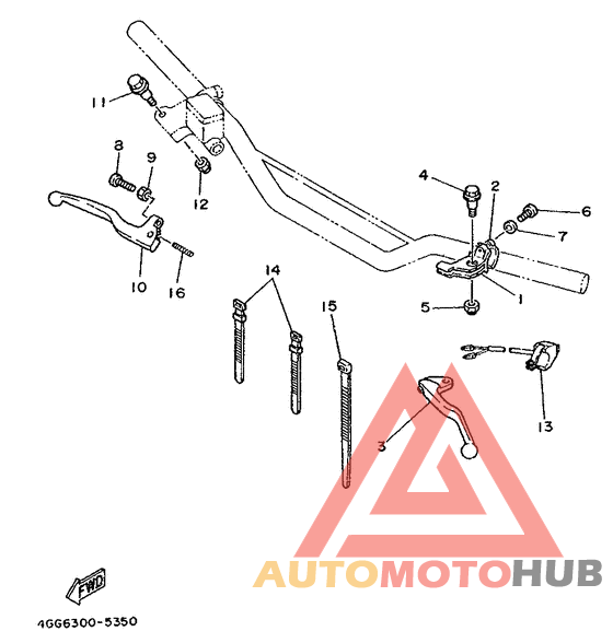 Handle switch. lever
