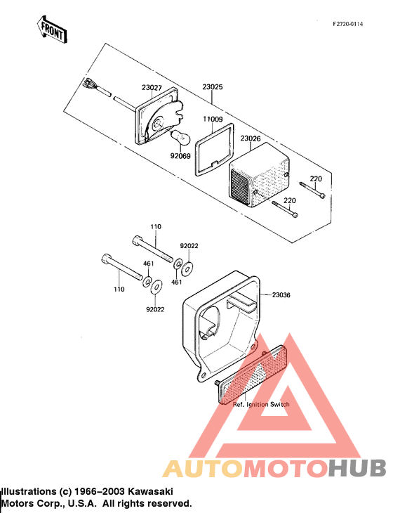 Taillight unit ass`y