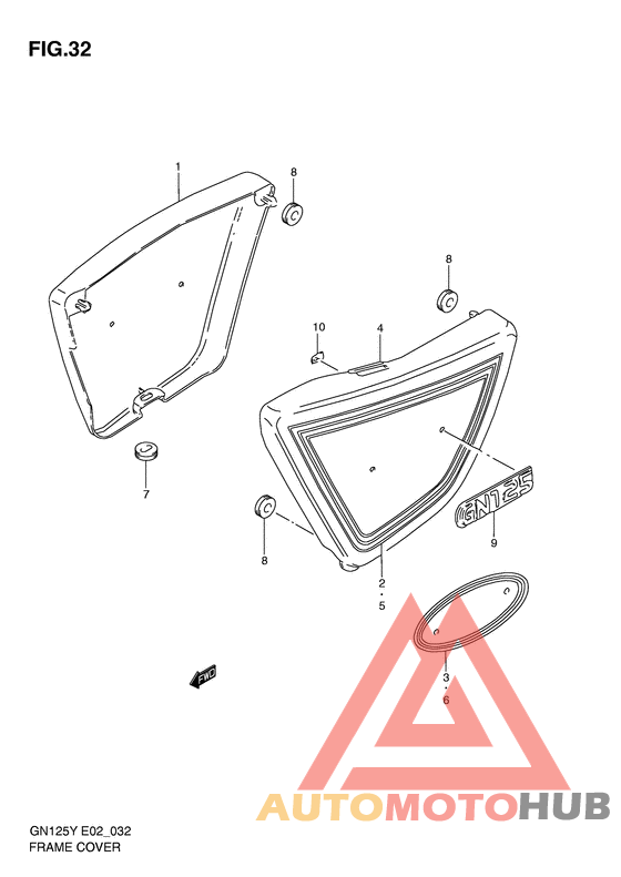 Обтекатель задний
