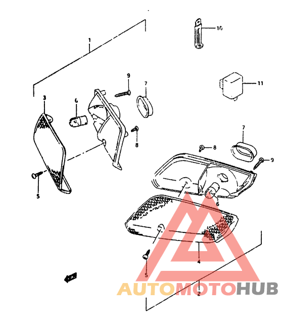Front turn signal lamp