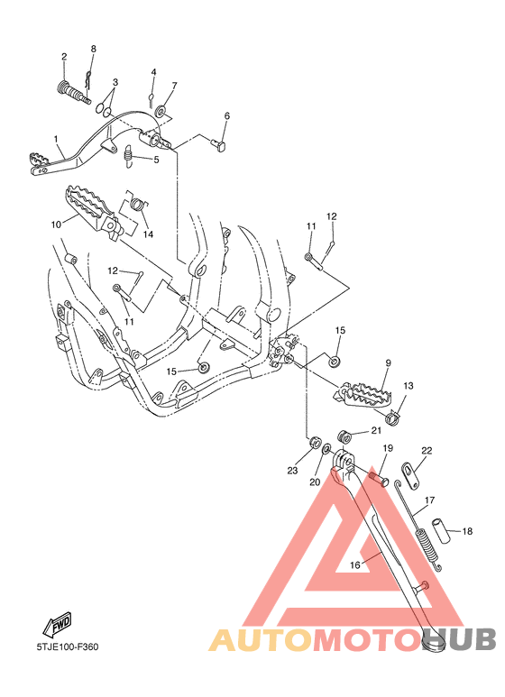 Stand & footrest