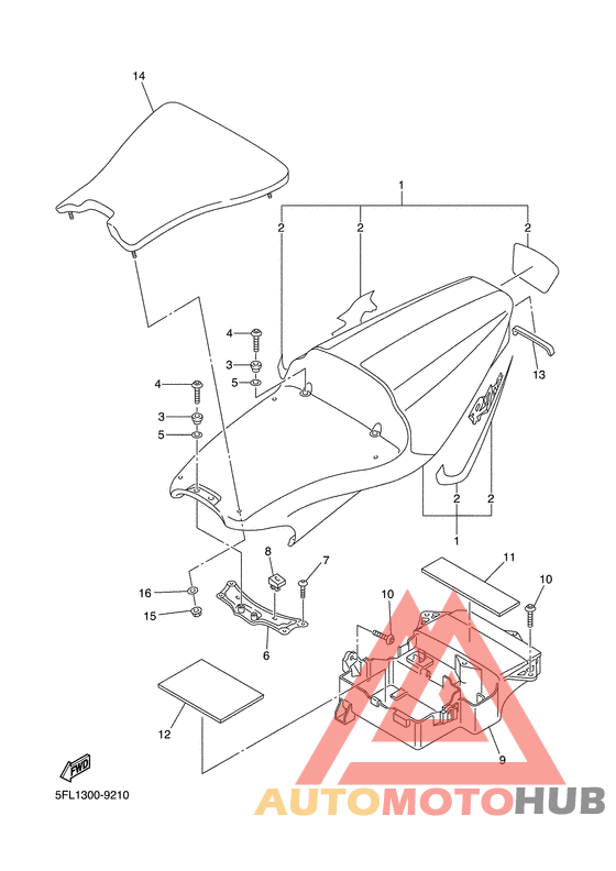 Side cover. seat