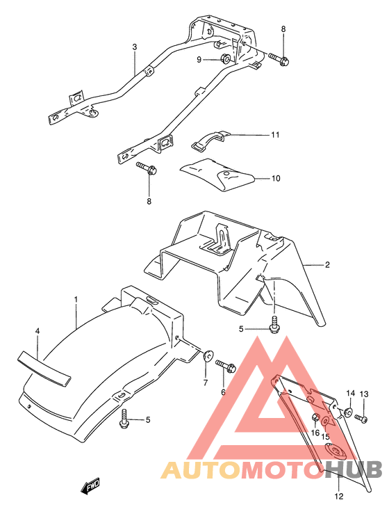 Заднее крыло