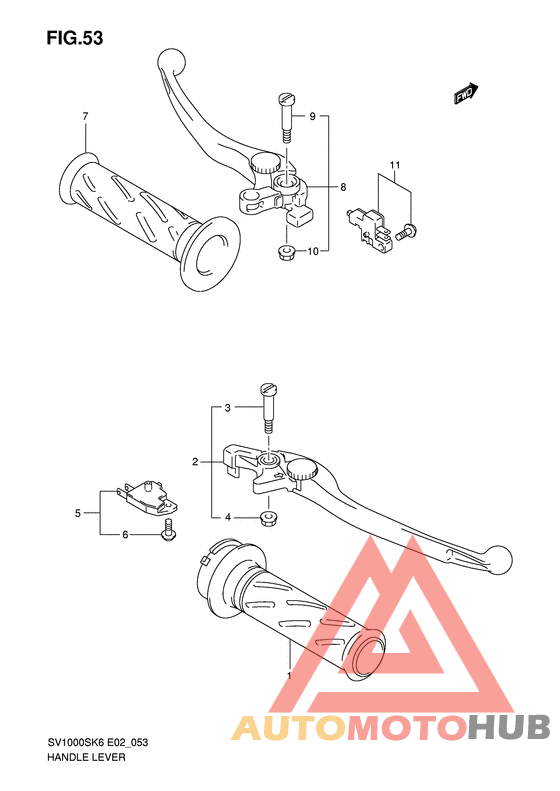 Рулевой рычаг