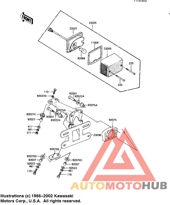 Taillight unit ass`y
