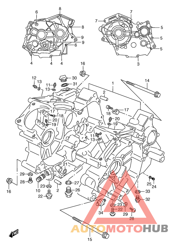 Картер двигателя