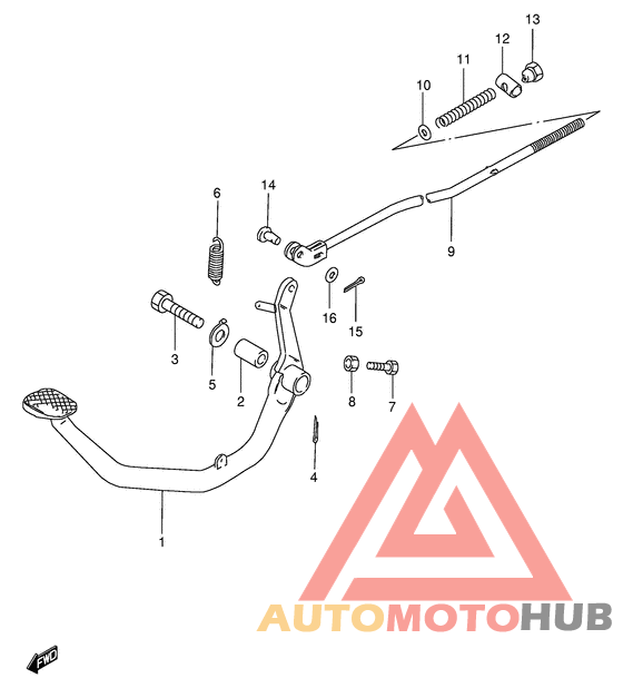 Передний суппорт