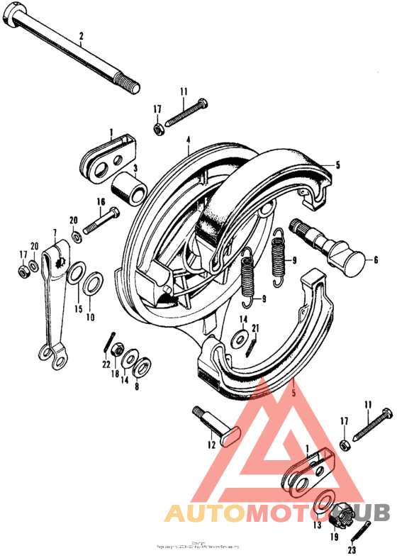 Задний тормоз