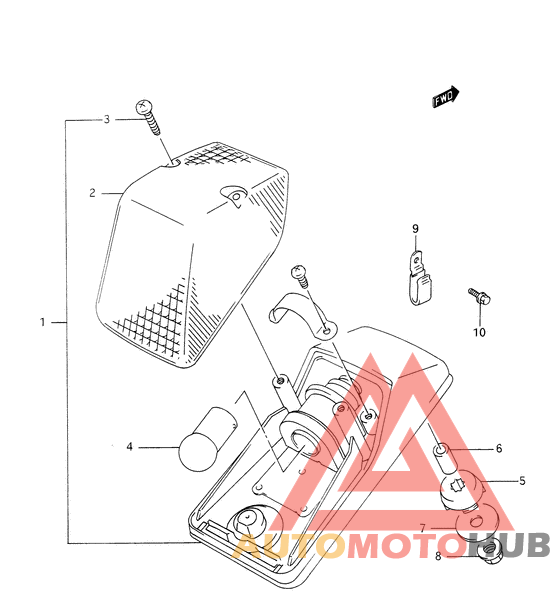 Задний фонарь