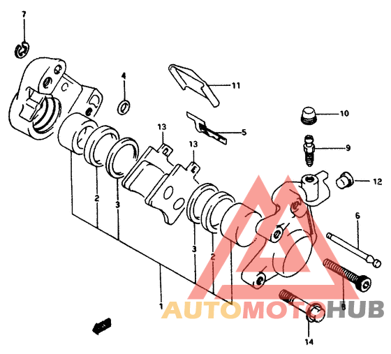 Передний суппорт