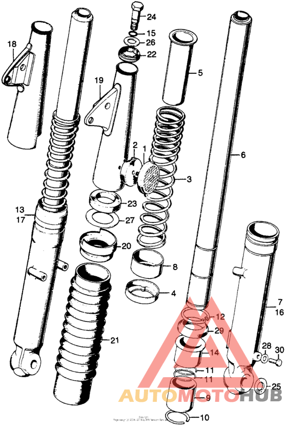 Передняя вилка